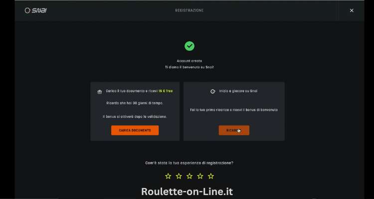 Completa la Tua Registrazione