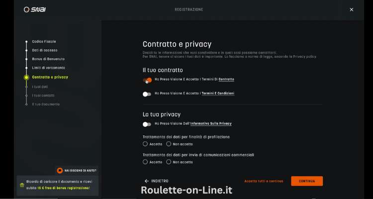 Termini e la Politica sulla Privacy