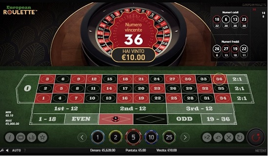 roulette europea
