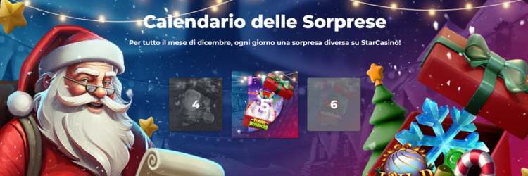StarCasino Calendario delle Sorprese