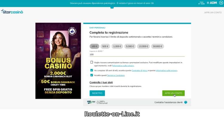 Limite di deposito settimanale